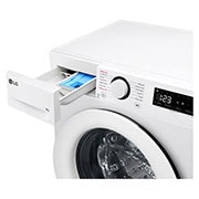 LG 8 kg, max. 1200 obrtaja/min., Mašina za pranje veša sa parom, AI DD™ tehnologija, Slim dubina, Pogled otvora za deterdžent, F2WR508SWW, thumbnail 5